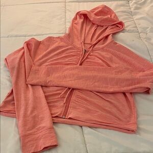 Women's Pink Zip-Up Hoodie